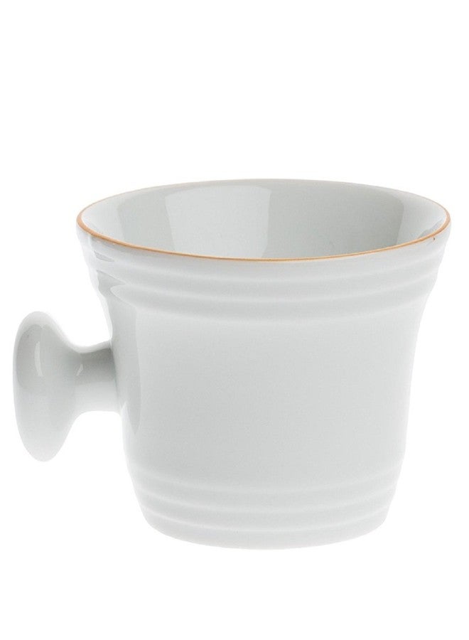 فيندريهان كوب حلاقة من الخزف الصيني من فيندريهان، حافة مطلية يدوياً (ذهبية) - Image 2